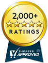 Shopper Approved ratings badge