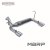 MBRP AXLE BACK STAINLESS STEEL EXHAUST FOR 2007-2018 JEEP WRANGLER JK 3.6L 3.8L