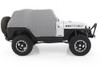 Smittybilt 1061 Cab Cover w Door Flap for 1992-2006 Jeep Wrangler YJ TJ Gray