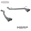 MBRP Axle Back Exhaust w Dual Rear Quad Tips for 2020-2025 Ford Explorer Aviator