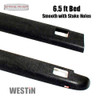 Westin Truck Bed Rail Caps for 01-06 Silverado Sierra 1500 2500 3500 6.5' Bed
