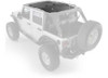 Smittybilt 95500 Cloak Extended Mesh Top for 07-18 Jeep Wrangler JK 4 DR Black