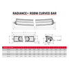 RIGID Industries 320053 Radiance+ Curved 20 Inch RGBW LED Light Bar