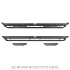 Go Rhino FSDT4506T Dominator Xtreme DT Side Steps For 18-24 Jeep Wrangler JL 4 Dr