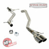 AFE MACH 2.5" Cat-Back Exhaust W 3" Tips For 09-10 Volkswagen Jetta 2L 49-36401
