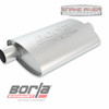Borla Exhaust ProXS 2.25" Offset In 2.25" Center Out 19" Long Oval Muffler 40357