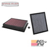 K&N Air Filter w Cabin Filter For 20-26 Ford F250 F350 Super Duty 6.7L 6.2L 6.8L
