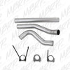 MBRP 4" FILTER BACK EXHAUST FOR 2007-2012 DODGE RAM CUMMINS DIESEL 6.7L NO TIP - S6130P