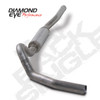 DIAMOND EYE 4" STAINLESS STEEL EXHAUST 06-07 CHEVY GMC DURAMAX DIESEL CAT BACK - K4122S