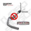 DIAMOND EYE 4" EXHAUST 94-97.5 FORD DIESEL F250 F350 7.3L STOCK CAT NO MUFFER