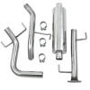 S5310409 - MBRP 2.5" EXHAUST 07-14 TOYOTA FJ 4.0L CAT BACK SINGLE REAR STAINLESS OFF ROAD