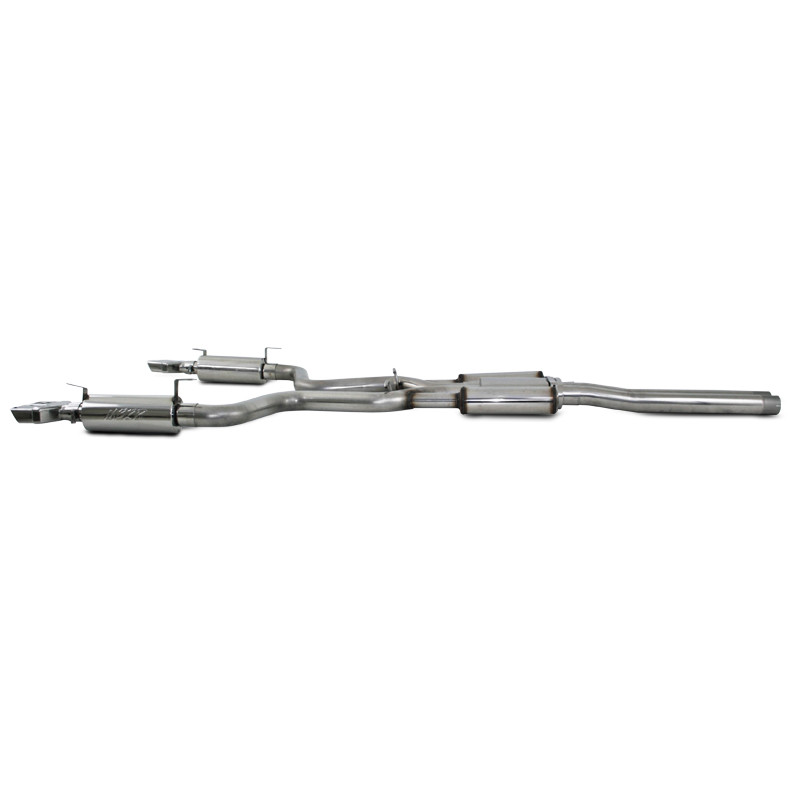 S7110304 - MBRP 2.5" EXHAUST 08-11 DODGE CHALLENGER 6.1L HEMI CAT BACK DUAL T304 STAINLESS