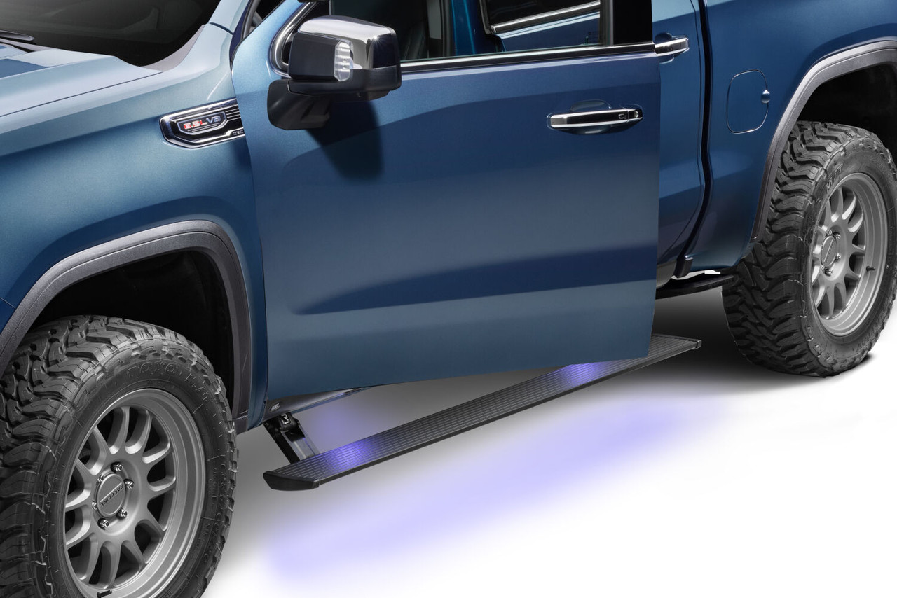 Amp Research 76255-01A Powerstep for 2022-2026 Chevy Silverado GMC Sierra 1500