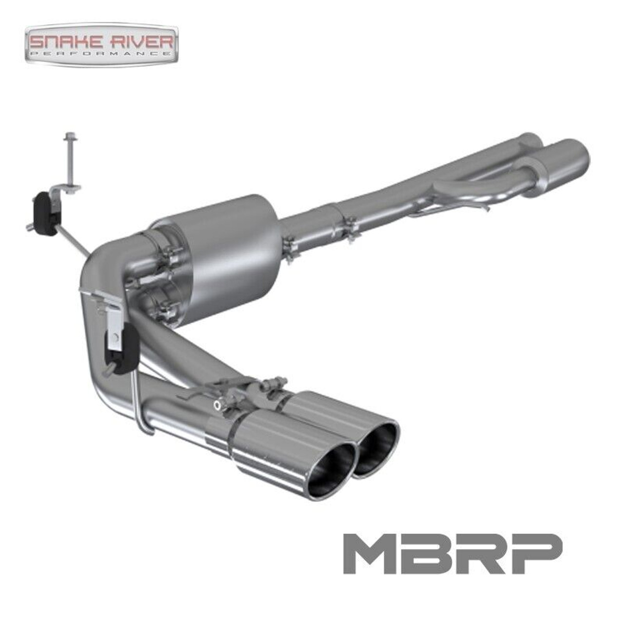 MBRP 3" PRE AXLE DUAL EXHAUST FOR 19-21 CHEVY SILVERADO GM SIERRA 1500 5.3L 4.3L