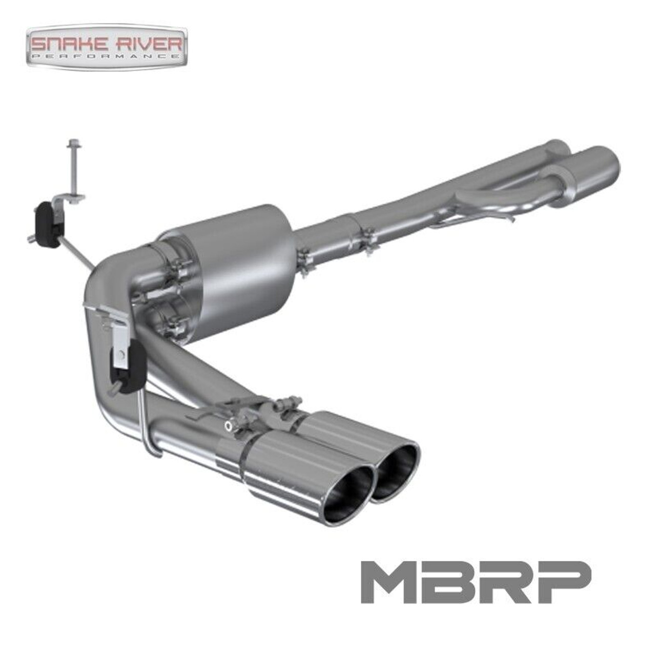 MBRP 3" PRE AXLE STAINLESS EXHAUST FOR 19-21 SILVERADO GMC SIERRA 1500 5.3L 4.3L