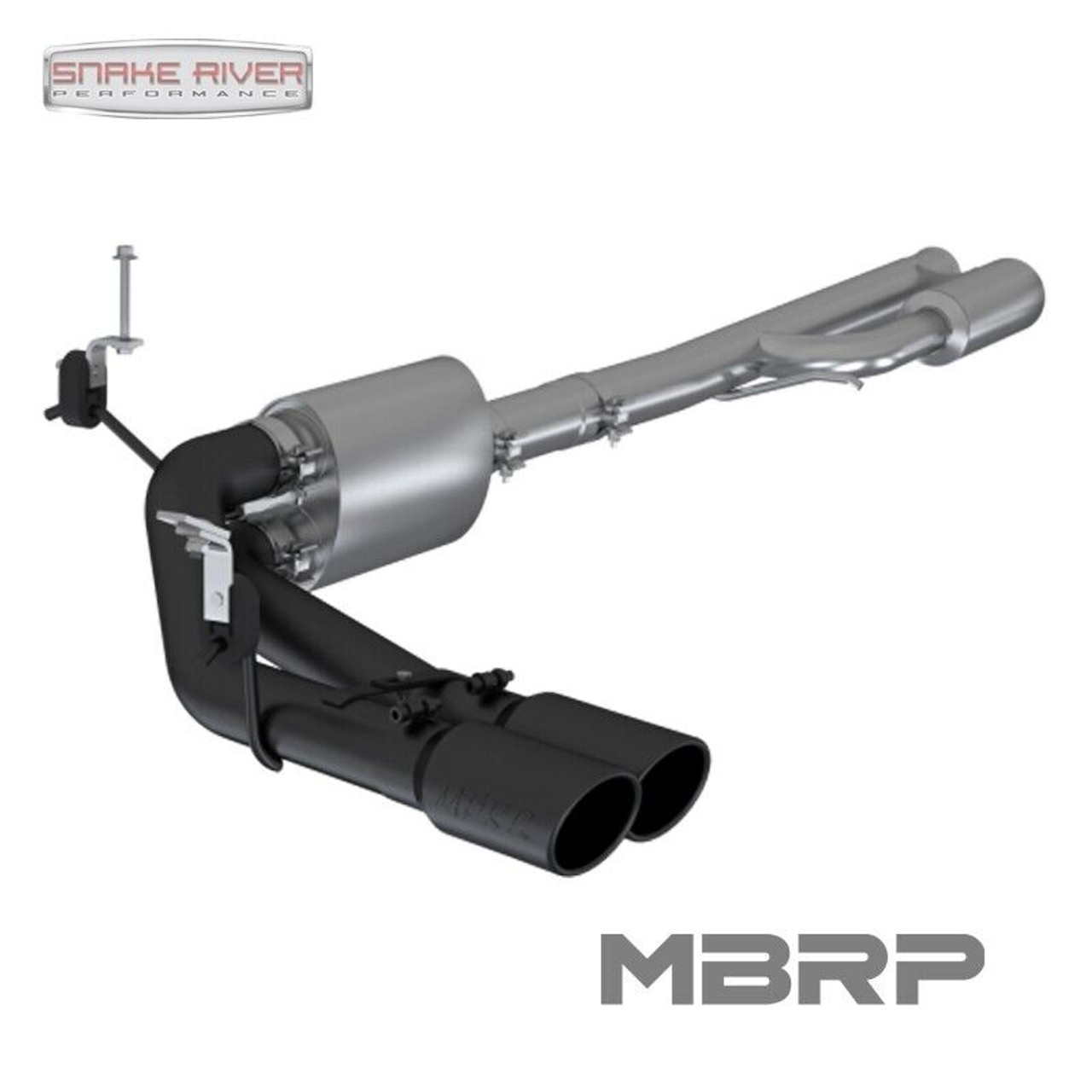 MBRP 3" PRE AXLE DUAL BLACK EXHAUST FOR 19-21 SILVERADO SIERRA 1500 5.3L 4.3L