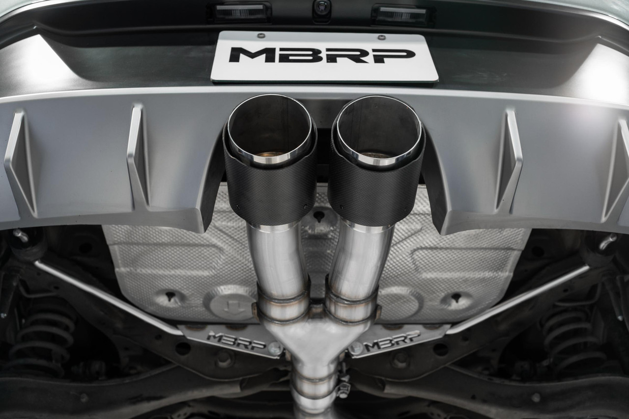MBRP Exhaust For 19-21 Hyundai Velsoter 1.6L Turbo w Carbon Fiber Tips S47053CF