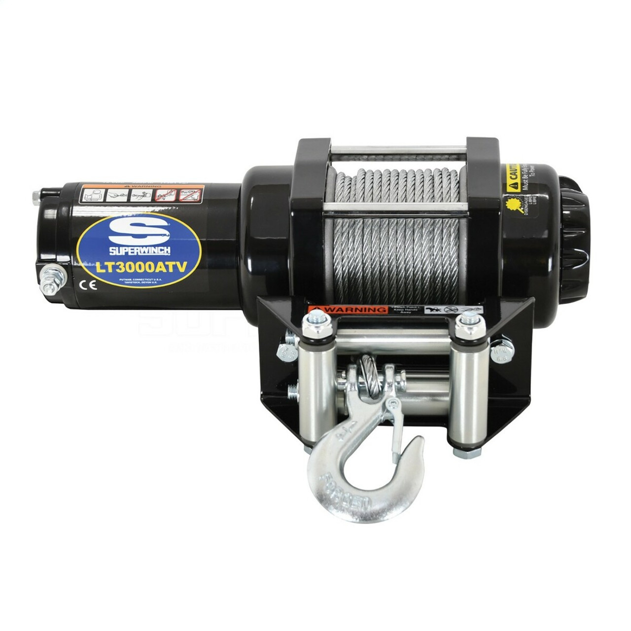 Superwinch LT3000 12V 50ft Wire Rope ATV Winch 1130220 3000 lbs