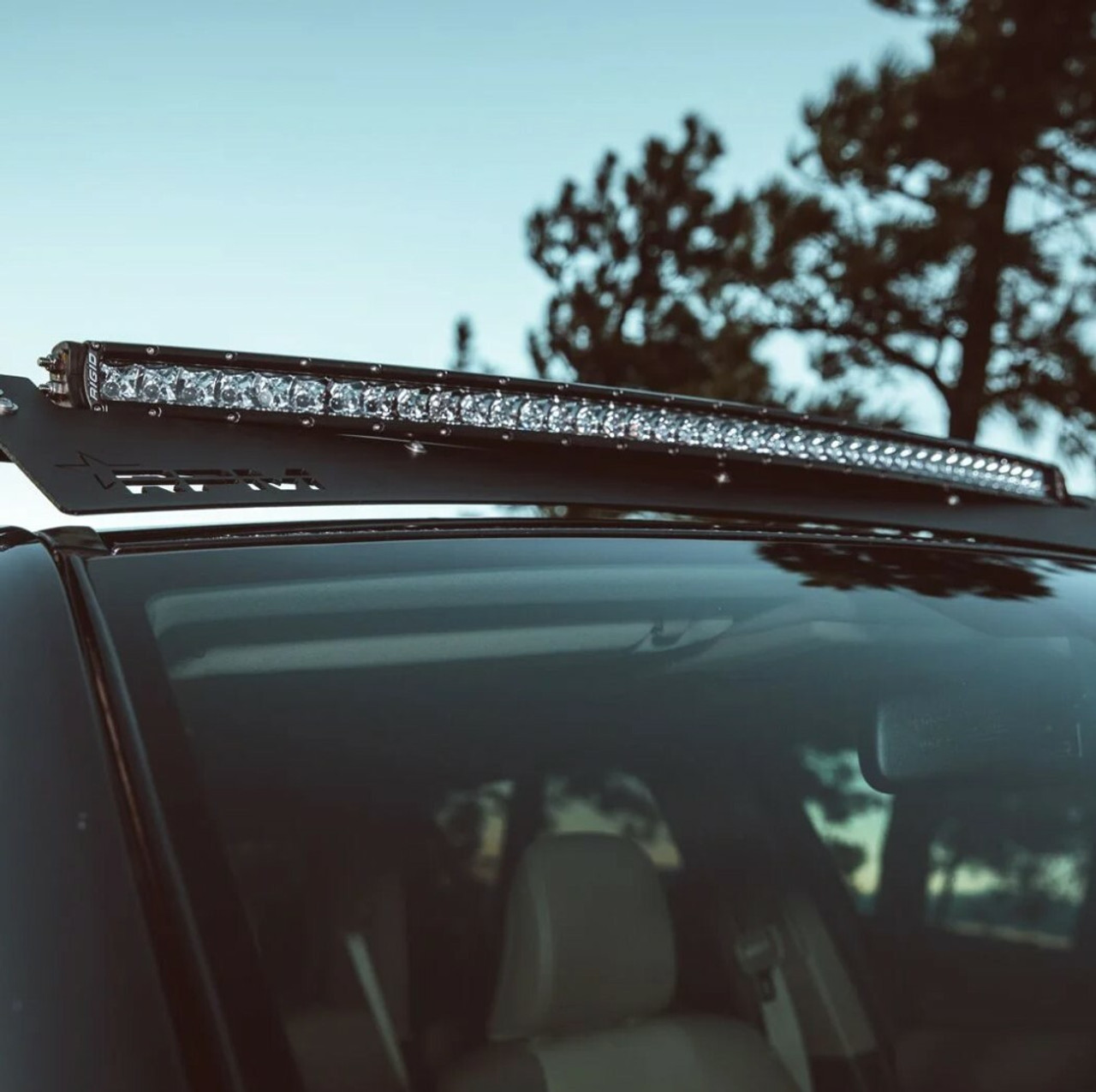 Rigid Industries 20" Curved LED Light Bar Single Black Spot RDS SR-Series 88231