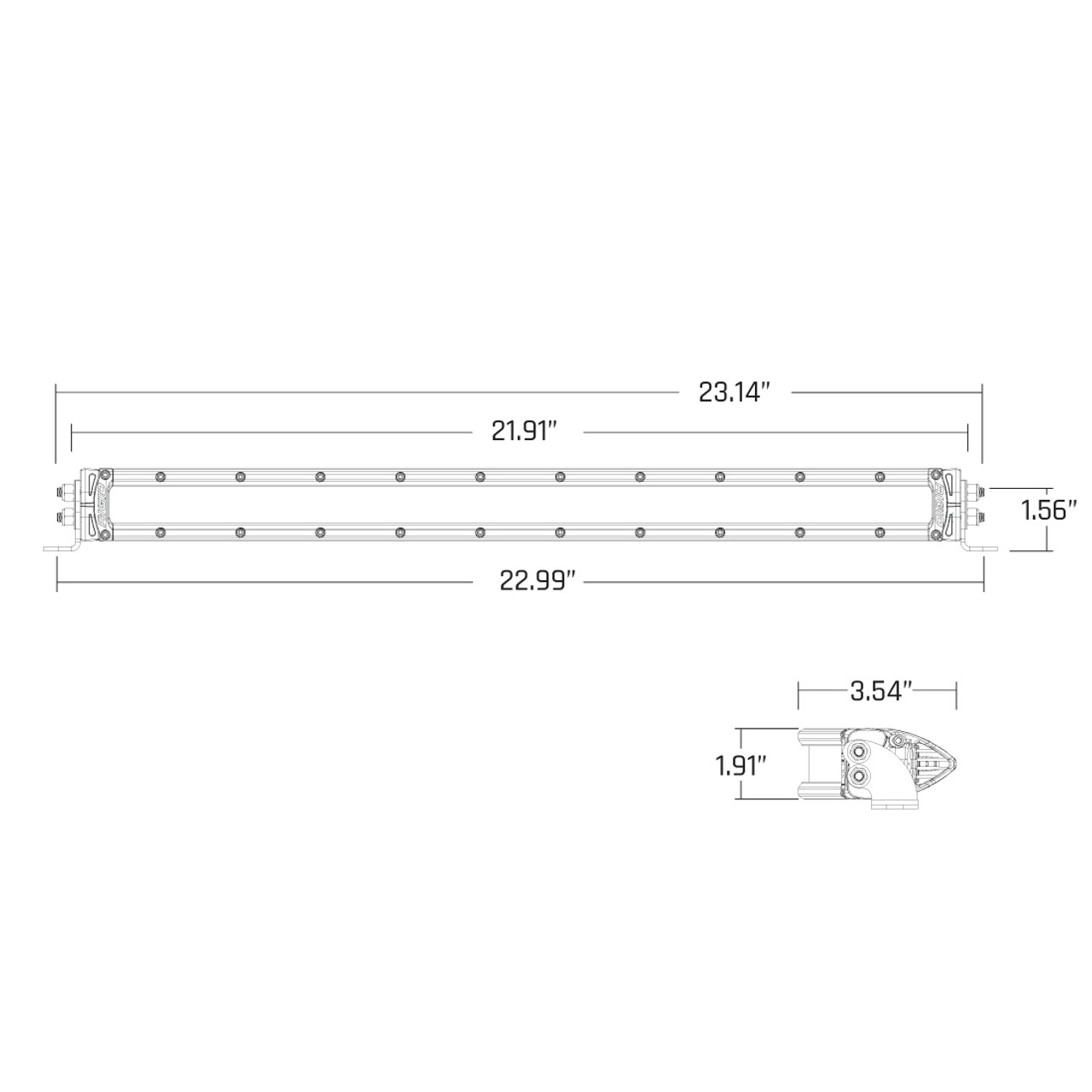 Rigid Industries 920414 20" SR-Series Auxiliary High Beam Driving Lights