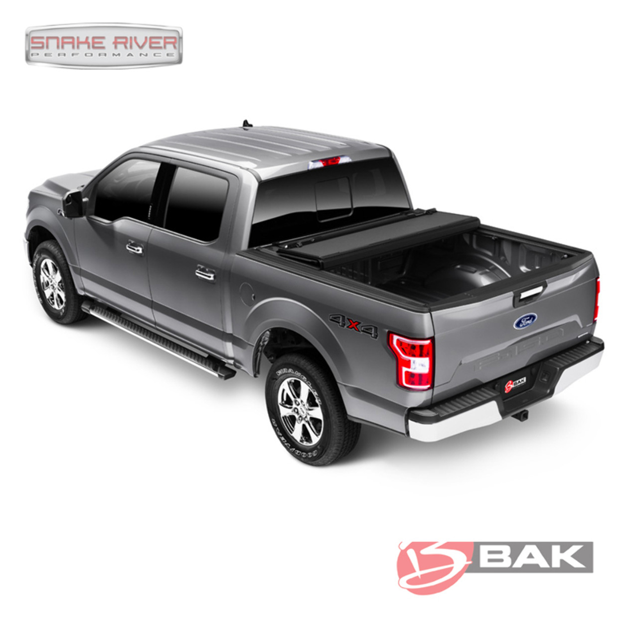 BAK Industries BAKFlip MX4 Hard Folding Bed Cover For 15-20 Ford F150 5'7" Bed