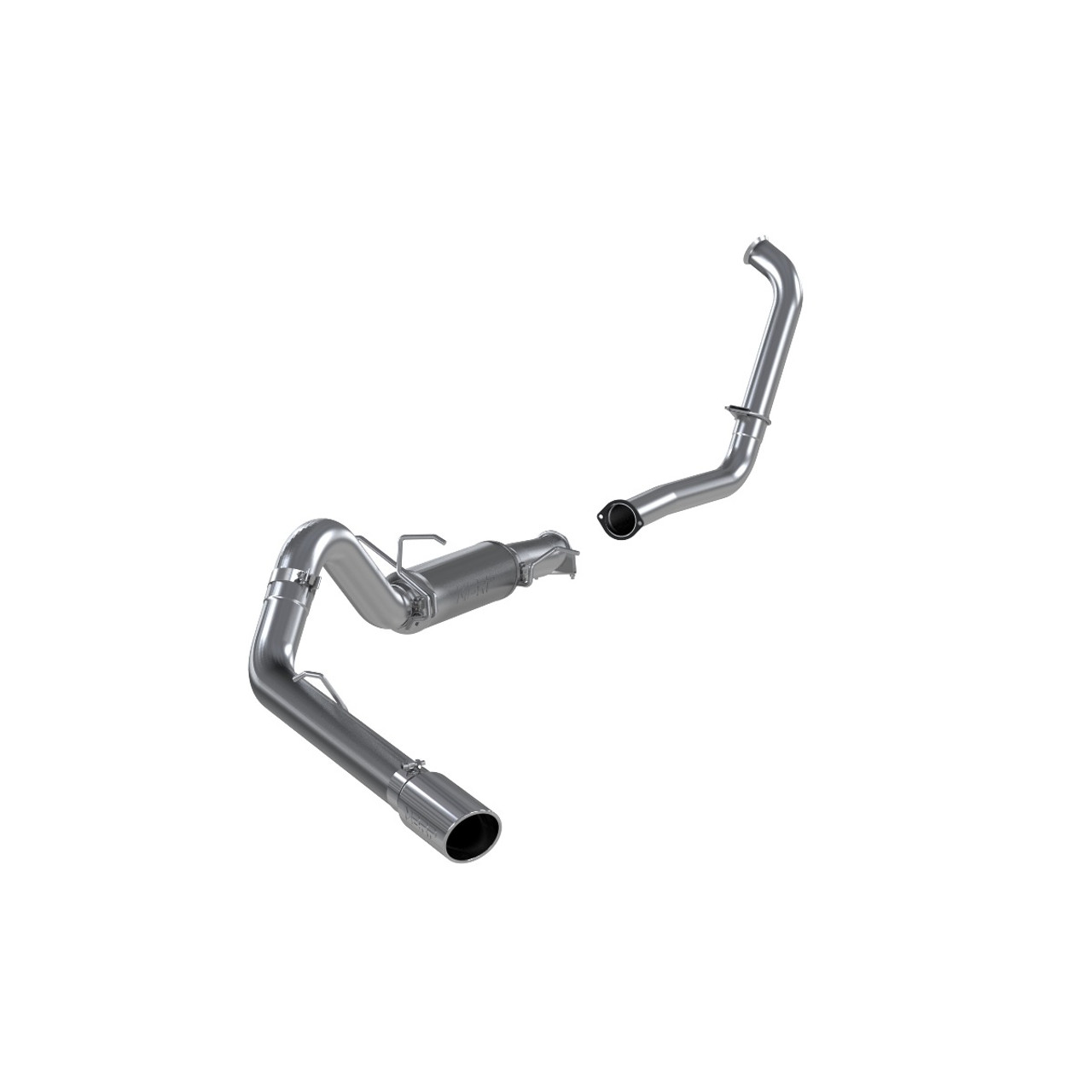 MBRP 4" Exhaust Kit For 2003-2005 Ford Excursion 6.0L Diesel uses Stock Cat