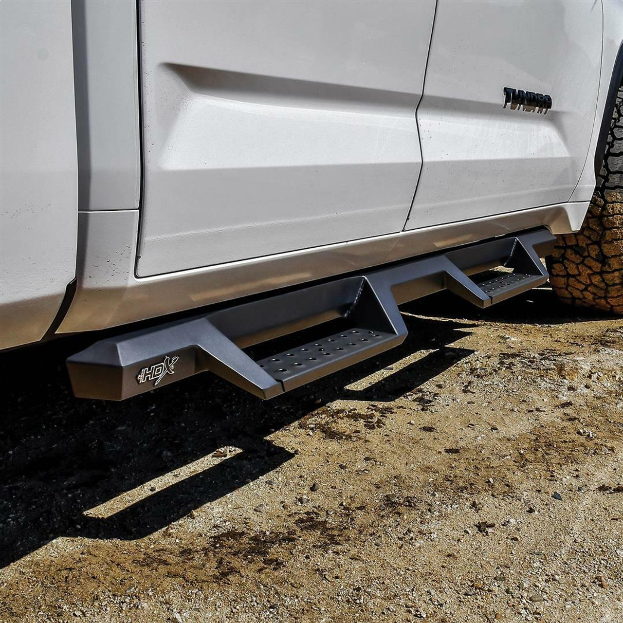 x Brett Westfall マッシュルームトップ Westin 56-14225 HDX Drop Nerf Step Bars Fits 2022-2025