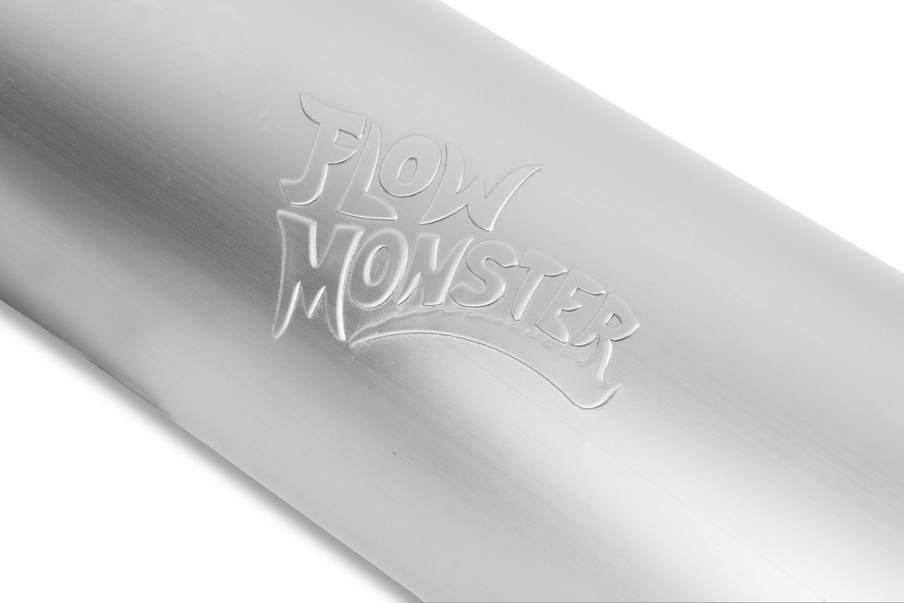 Flowmaster FlowMonster Round Absorption Muffler 3" Center Inlet Outlet 12867-FM