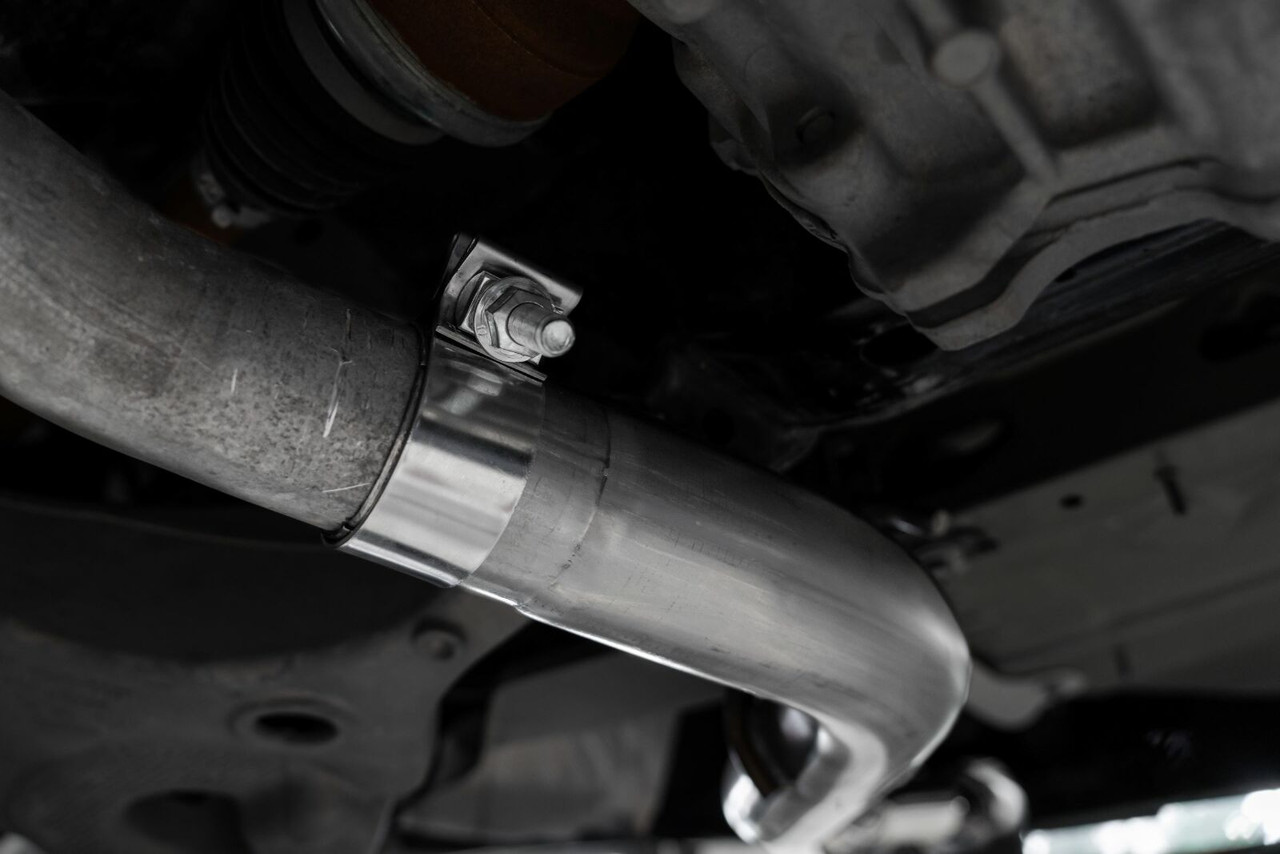 MBRP 2.5" Axle Back Quad Exhaust W 4" Carbon Tip For 20-25 Explorer Aviator 3.0L