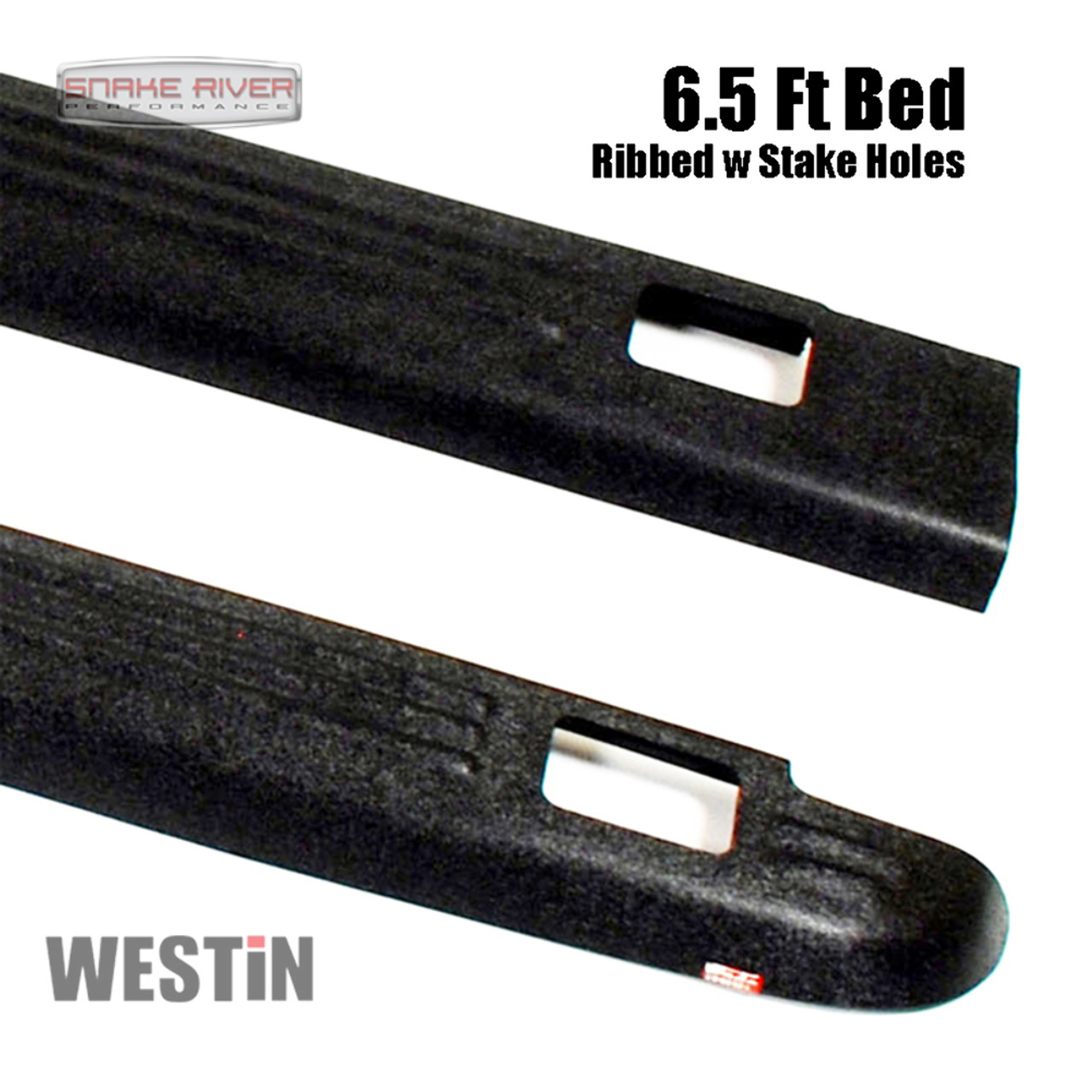 Westin 72-01151 Truck Bed Rail Caps for 01-06 Silverado Sierra 1500 2500 6.5 Bed