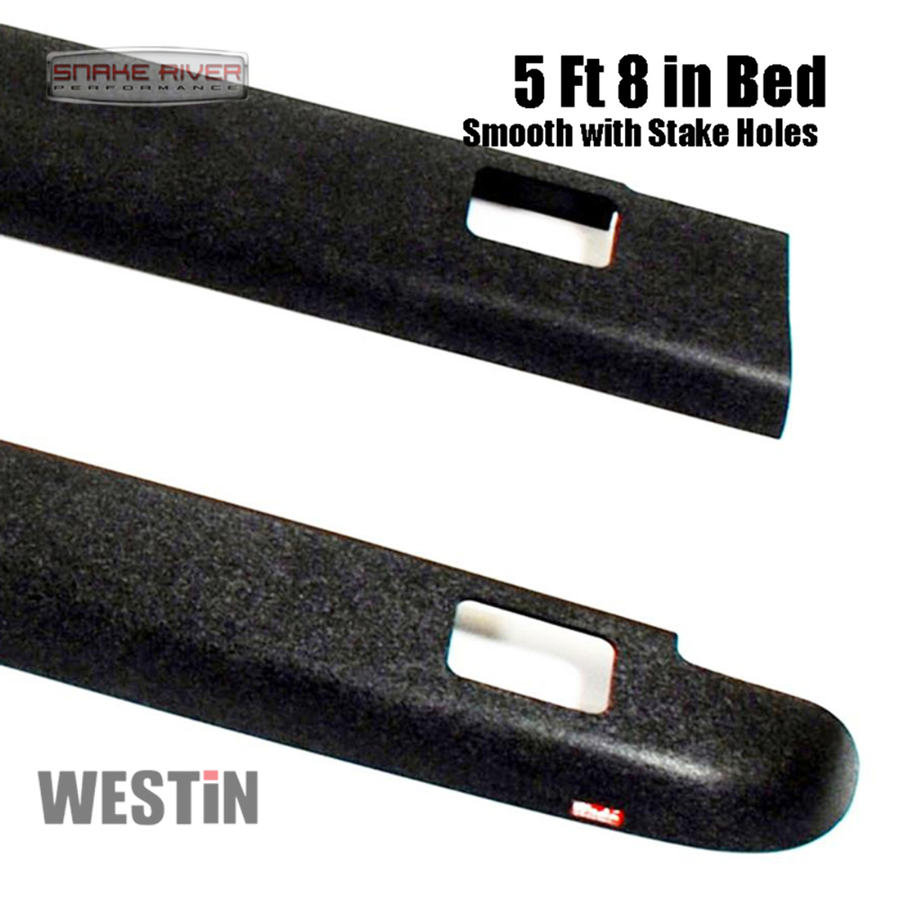 Westin 72-41114 Wade Truck Bed Rail Caps for 07-13 Chevy Silverado 1500 5'8" Bed