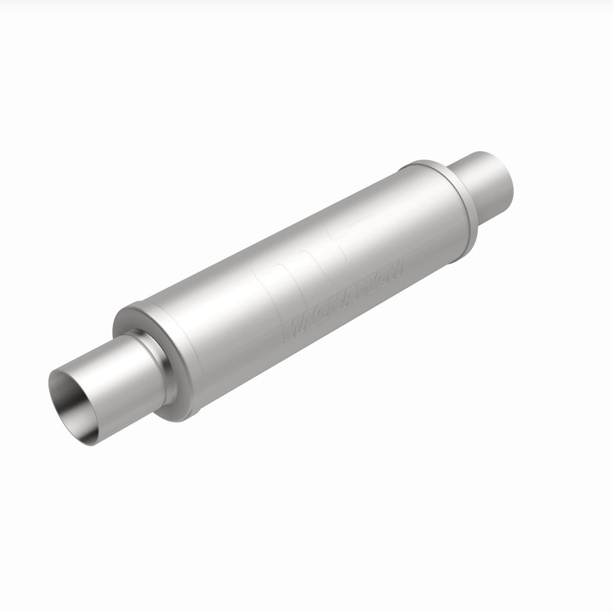 Magnaflow Stainless Steel Muffler 4" Round 2.5" Center Inlet Outlet 10416