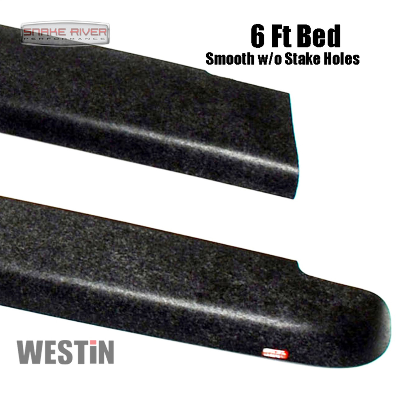 Westin 72-40181 Truck Bed Rail Cap for 04-12 Chevy Colorado GMC Canyon 6' Bed