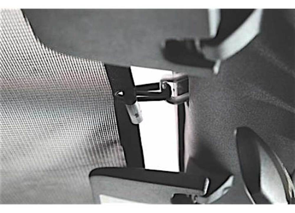 Smittybilt 95500 Cloak Extended Mesh Top for 07-18 Jeep Wrangler JK 4 DR Black