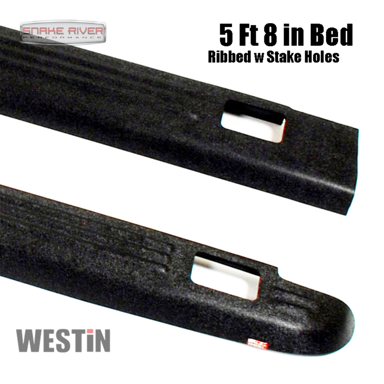Westin 72-01115 Truck Bed Rail Caps for 2007-2013 GMC Sierra 1500 only  5'8" Bed