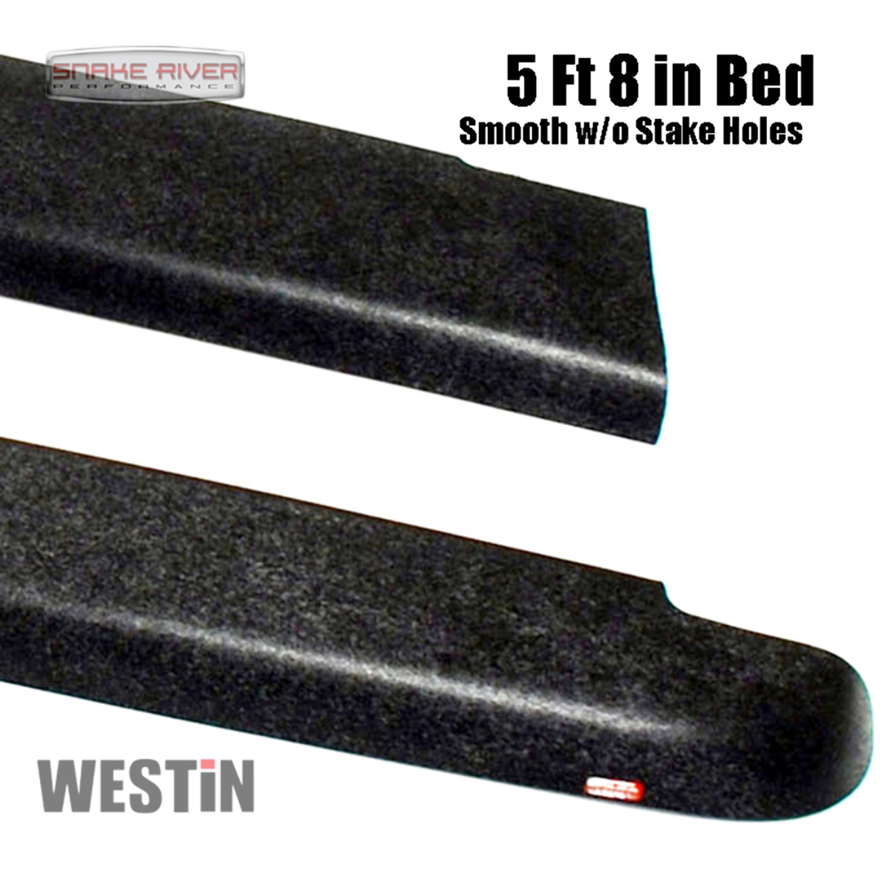 Westin 72-40115 Truck Bed Rail Caps For 2007-2014 GMC Sierra 1500 only 5'8" Bed