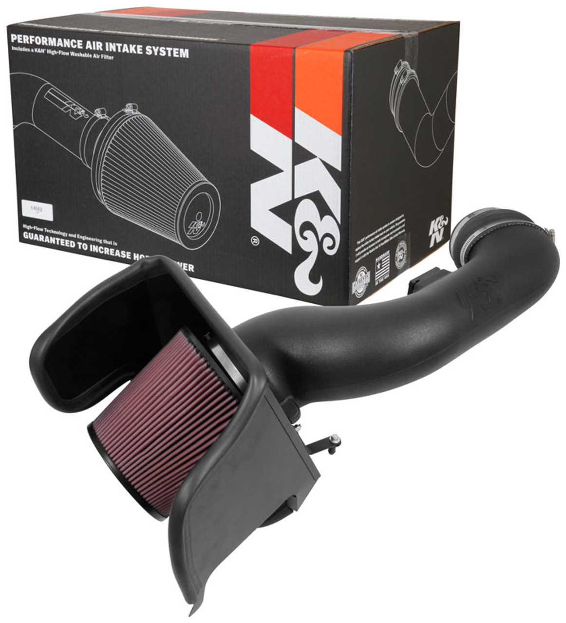 K&N 57-2597 Cold Air Intake for 2017-2019 Ford Powerstroke Diesel 6.7L F250 F350