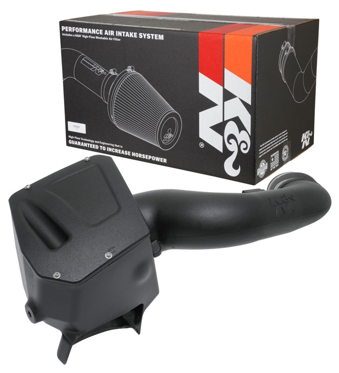 K&N 57-2600 Performance Air Intake System For 17-19 Ford Powerstroke Diesel 6.7L