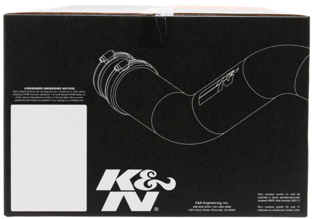 K&N 77-1578KP Performance Air Intake Kit For 2019-2024 Ram 1500 5.7L No eTorque