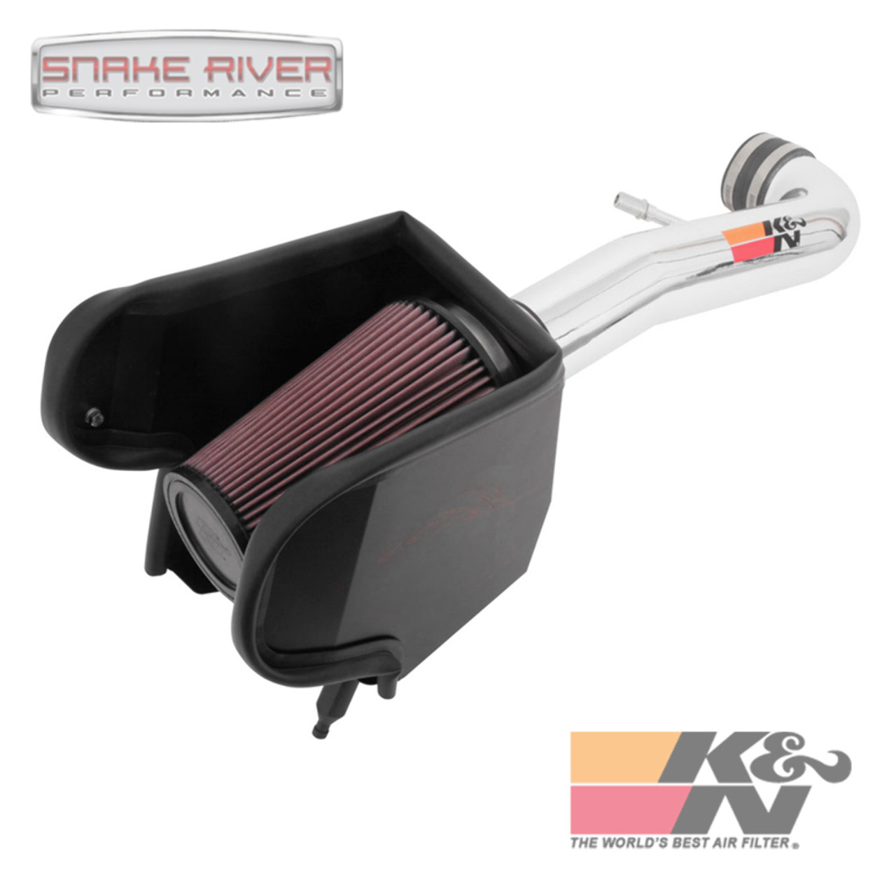 K&N 77-1576KP Performance Air Intake For 18-25 Jeep Wrangler JL Gladiator 3.6L