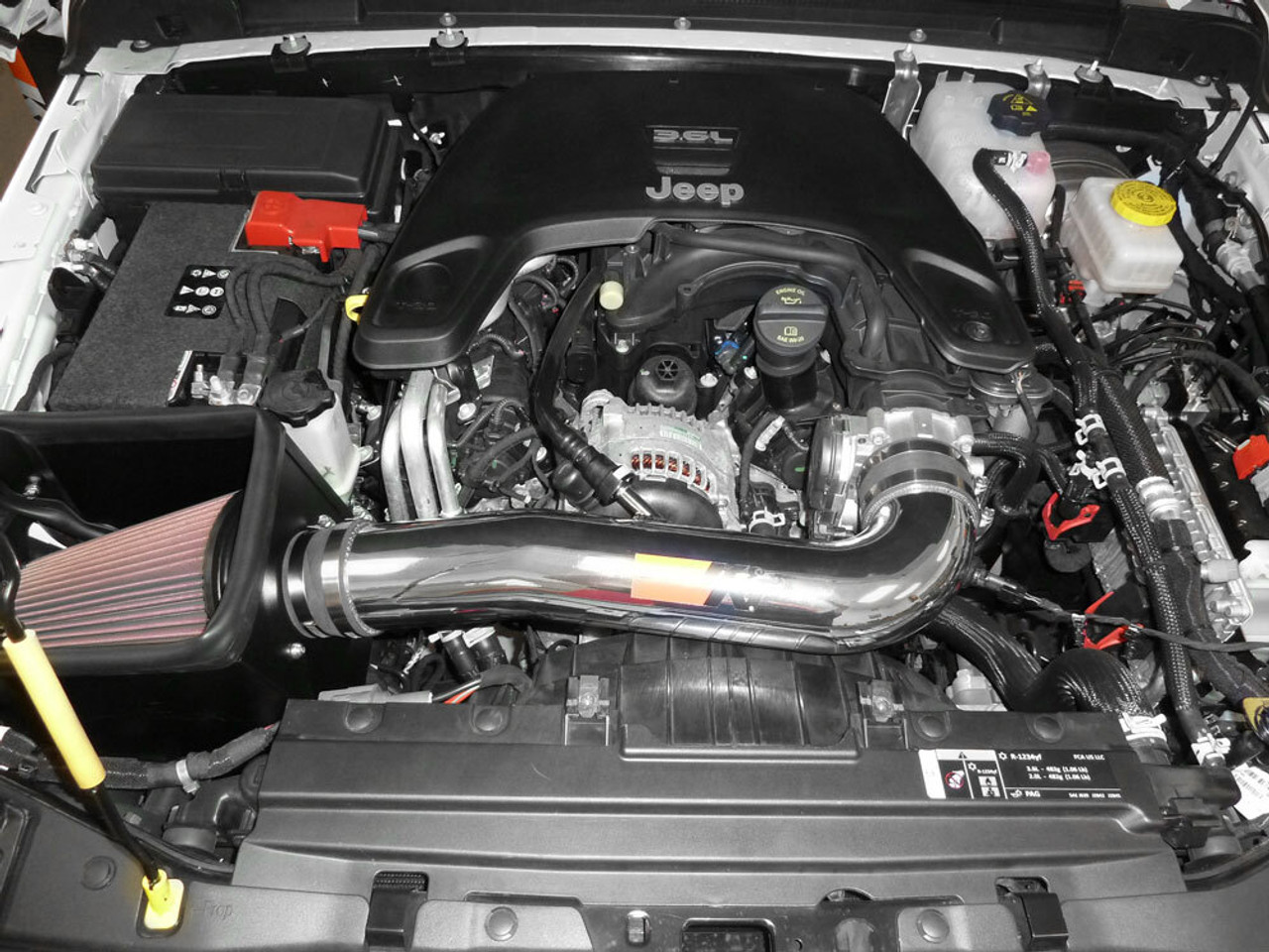 K&N 77-1576KP Performance Air Intake For 18-25 Jeep Wrangler JL Gladiator 3.6L
