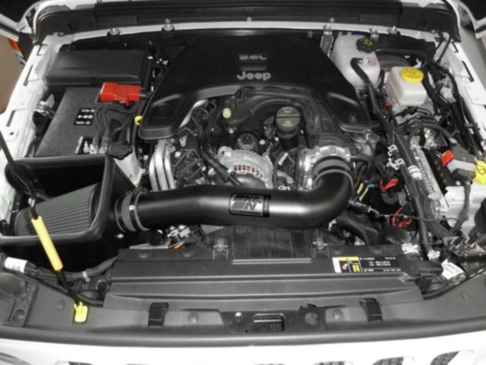 K&N DryFlow Cold Air Intake For 20-26 Jeep Gladiator Wrangler 3.6L V6 71-1576