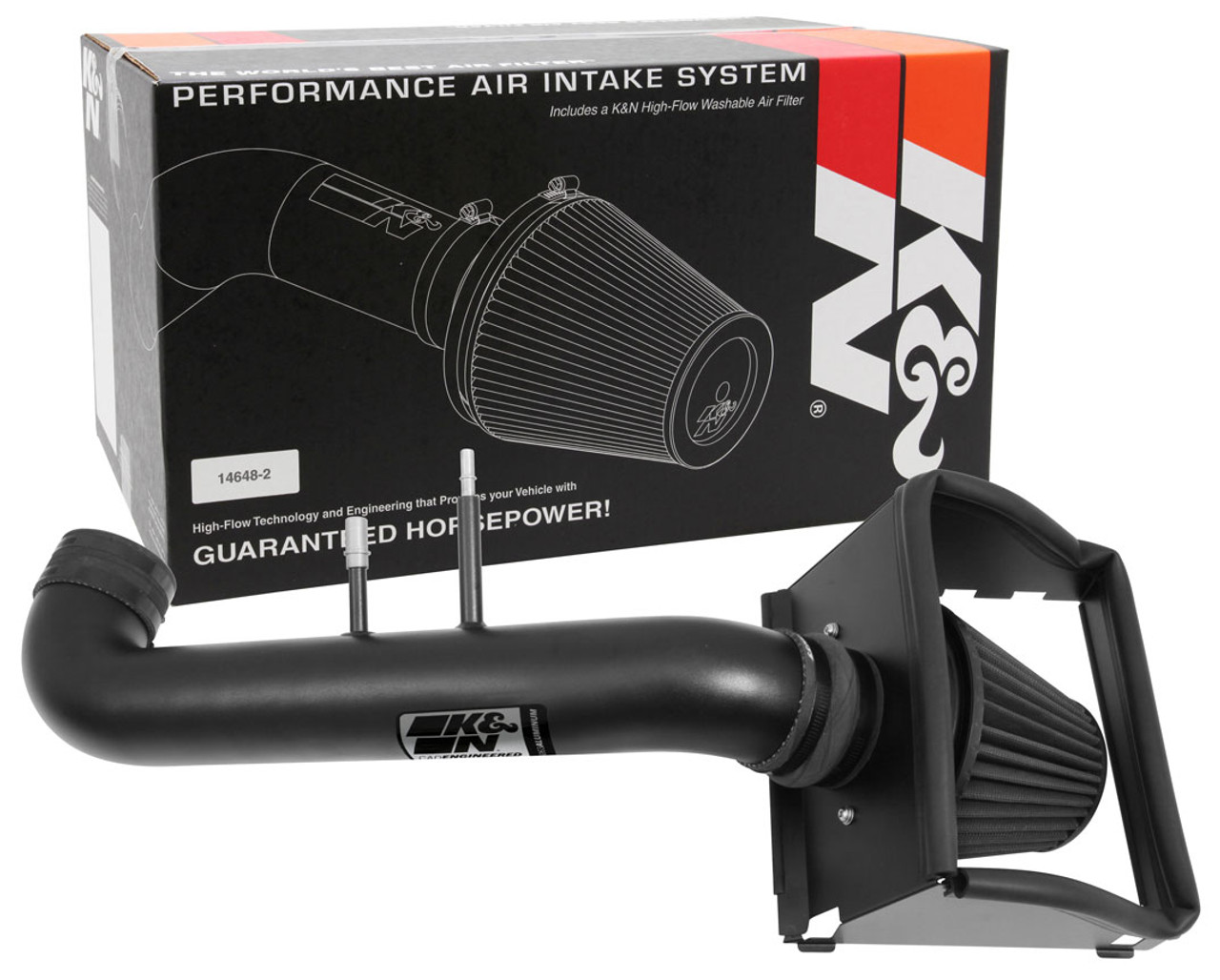 K&N 71-2591 Blackhawk Dry Cold Air Intake System For 2015-2020 Ford F-150 5.0L