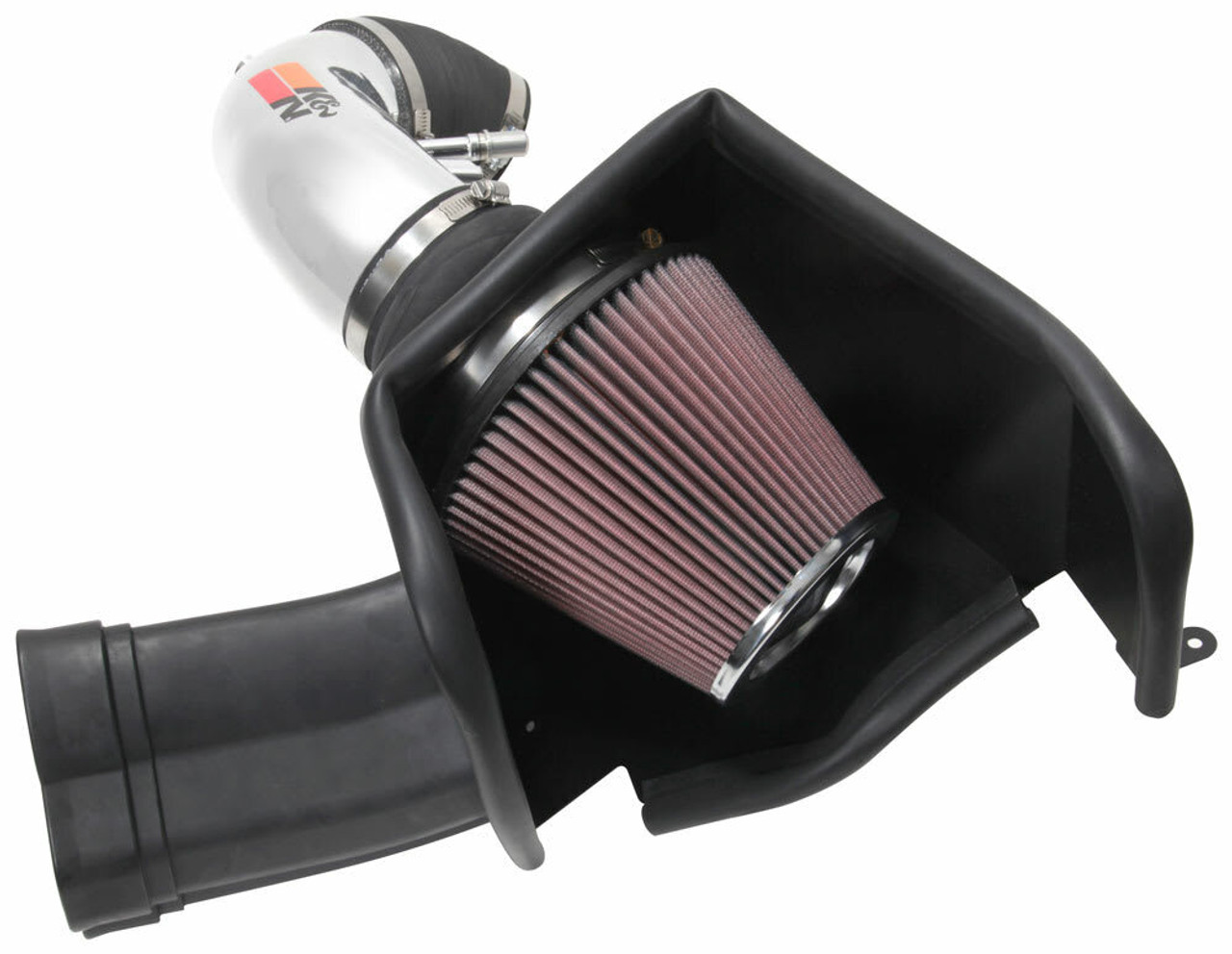 K&N 69-3540TP Cold Air Intake For 2018-2023 Ford Mustang GT 5.0L Polished Tube