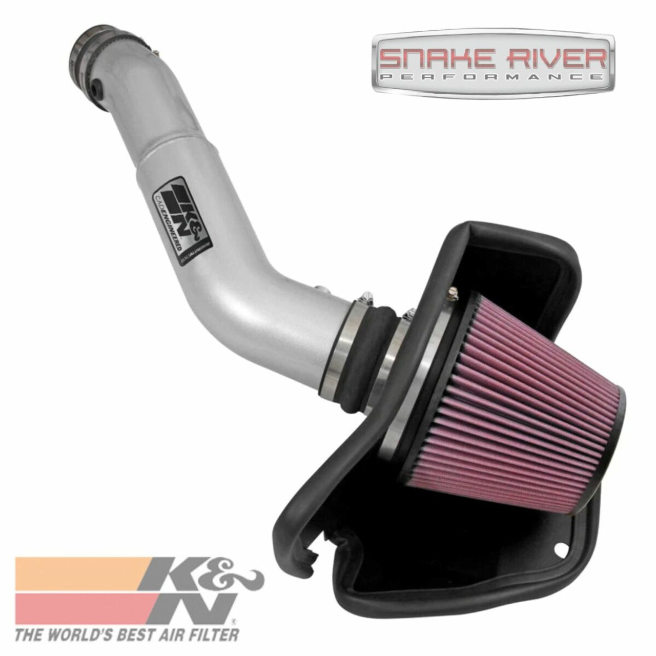K&N 77-1572KS Air Intake For 16-23 Dodge Durango 16-22 Jeep Grand Cherokee 3.6L