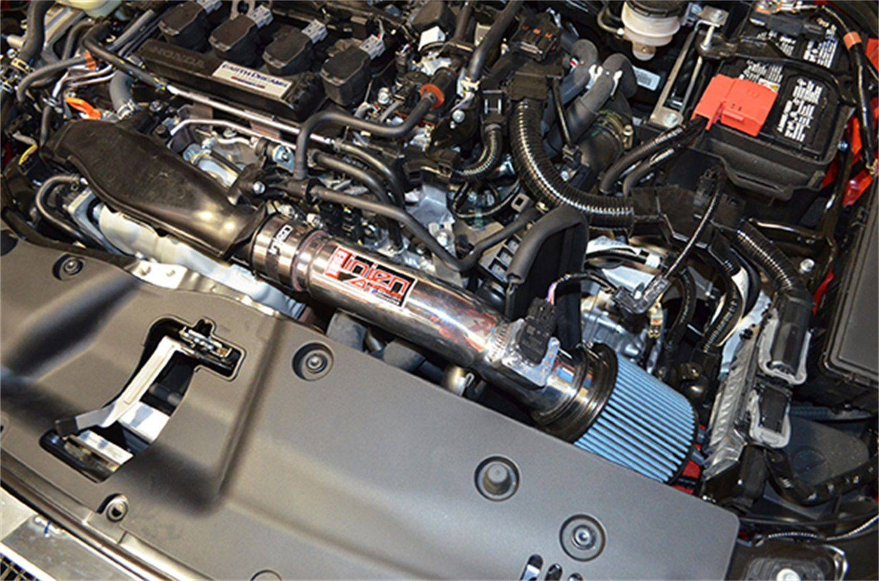 Injen Polished SP Short Ram Air Intake System for 16-21 Honda Civic 1.5L Turbo