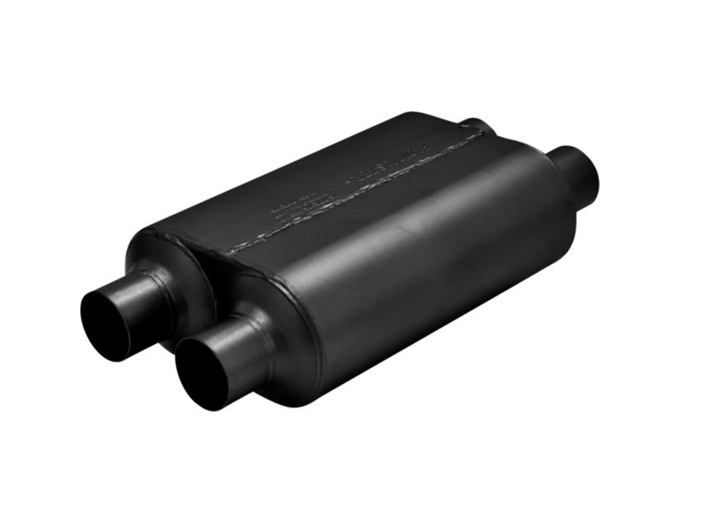 Flowmaster 8525454 Super 40 Muffler 409S - 2.50 Dual In / 2.50 Dual Out Aggressive Sound