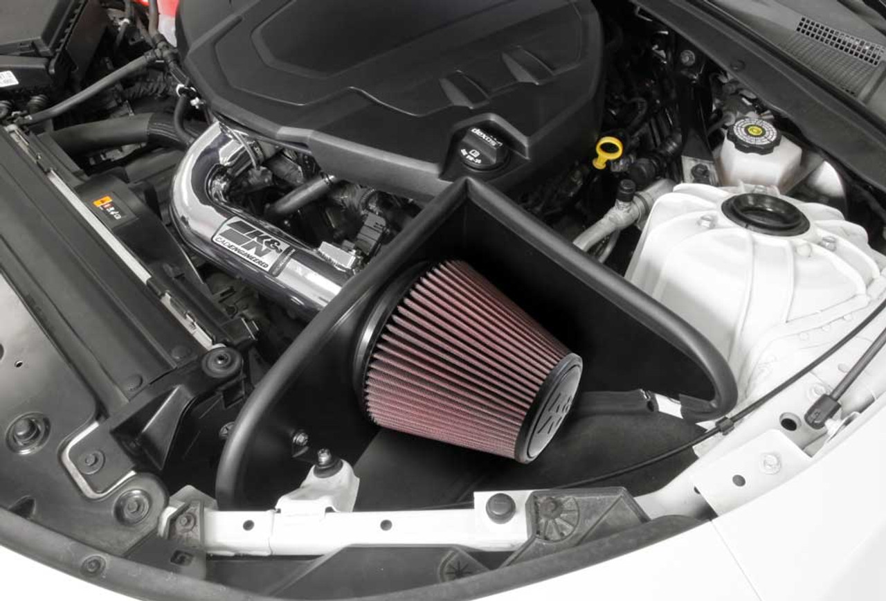 K&N 69-4535TP Performance Air Intake System For 2016-2024 Chevrolet Camaro 3.6L