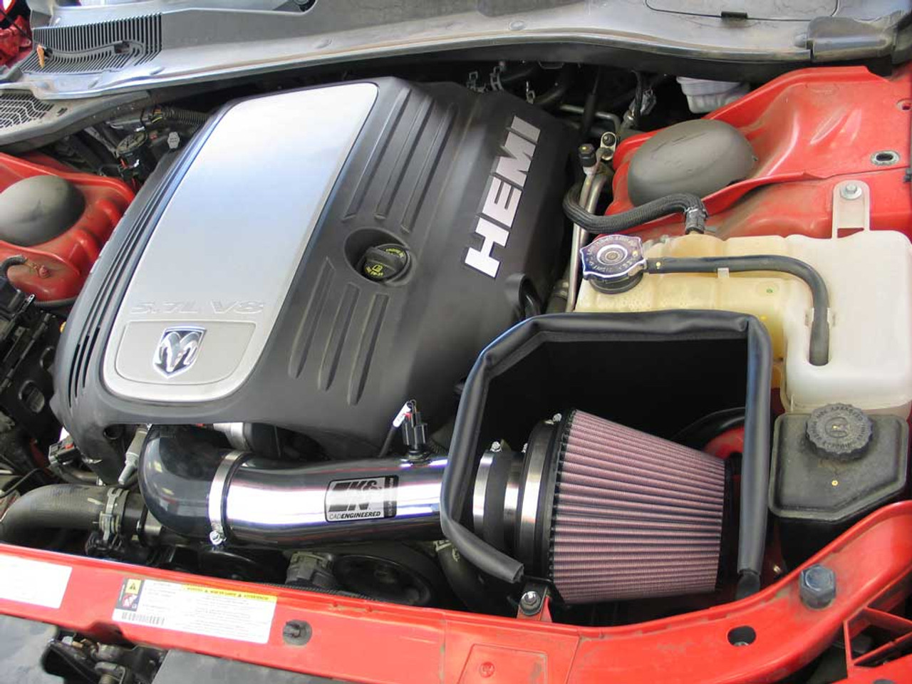 K&N 69-2526TP Air Intake For 09-23 Dodge Challenger Charger Chrysler 300 5.7L