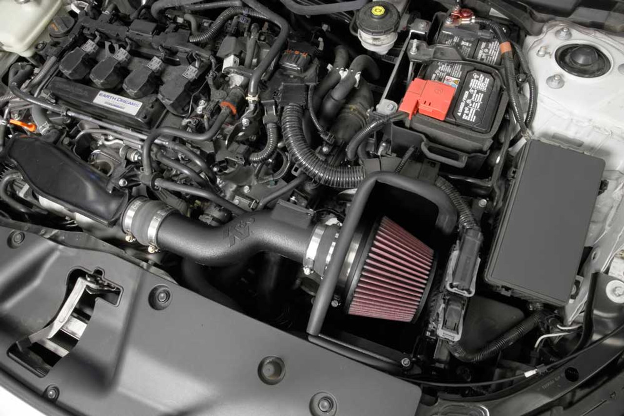 K&N 63-3516 Performance Air Intake System For 16-21 Honda Civic 1.5L L4 NO Si